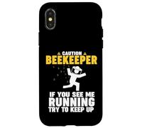 Apiculteur Attention si Vous me voyez Courir Coque pour iPhone X/XS