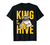 Apiculteur King of The Hive Men Apiculture Dad Honeybee Bee T-Shirt