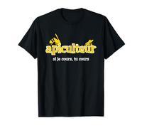 Apiculteur Si Je Cours, tu Cours Humour Abeilles Apiculture T-Shirt
