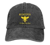 Apiculteur Si Je Te Dirige, Casquette de Baseball Apiculture drôle Mode en Plein air Chapeaux Hip hop Mode Style Imprimé Casquettes lavées
