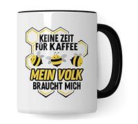 Apiculteur Tasse à café abeille Tasse à café apiculture Idée cadeau tasse à thé drôle miel colonies d'abeilles Pas de temps pour le café mon peuple a besoin de moi Inscription humoristique