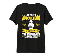 Apiculture Abeille Rucher Je suis Apiculteur Abeilles À Miel T-Shirt Haut de Gamme