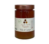 Apiculture - Miel de Châtaignier 500g | Goût Fort et Authentique | Riche en Sels Minéraux | Haute Qualité Artisanale Italienne de Basilicate | Idéal avec Fromages | Made in Italy