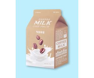 A'pieu Masque pour le visage à base de café Coffee Milk One-Pack - 21 g / 1 pc