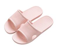 APIKA Pantoufles Antidérapantes pour Femmes Et Hommes Usage Intérieur Usage Extérieur Bain Sandal Soft Foam Sole Chaussures De Piscine Maison Accueil Slide(Rose,36/37 EU)