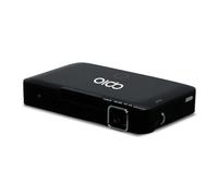APIO Mini projecteur HD HDMI avec lampe LED, 2000 lumens ANSI, résolution 1280 x 720, idée cadeau, batterie rechargeable intégrée pour films, ordinateurs portables, téléphones, maison et extérieur