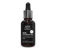 Apis Acide ascorbique 40 % - 30 ml - Nouvelle formule : sérum concentré à la vitamine C éclaircissant, hydratant, anti-âge - Pour tous les types de peau