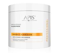 APIS Adeno-C Flash Glow Masque Algues éclaircissant pour le Visage 200 g avec Vitamine C, Adénosine et Molécule Prébiotique - Hydratation, Lissage, Brillance Saine et Effet Spa à la Maison