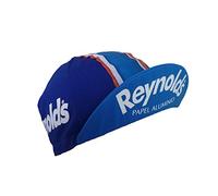 APIS Casquette de vélo rétro Team Vintage Fixie Reynolds Bleu