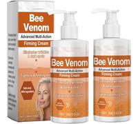 ApisDerm Bee Advanced Multi-Action Firming Cream,Crème raffermissante multi-actions,Lotion hydratante 24H pour le visage et le corps, Natural Bee Cream (2Pcs)