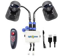 ApisQueen Ensemble de propulseurs sous-marins U2 de 12 à 16 V, poussée totale de 3,4 kg, peut pousser 100 kg, vitesse de 1 à 3 km/h, moteur sans balais pour bateaux de pêche ROV