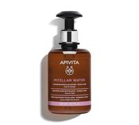 APIVITA Agua Micelar avec rose Y Miel 300 ml pour adultes, avec format pratique, solution polyvalente