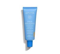 Apivita Aqua Beelicious Crème Fluide Hydratante Bonne Mine SPF30, 40ml - Hydratant Teinté à Base de Miel & Fleurs - Hydratation Longue Durée, Protection UVA/UVB/Lumière Bleue - Non Comédogène