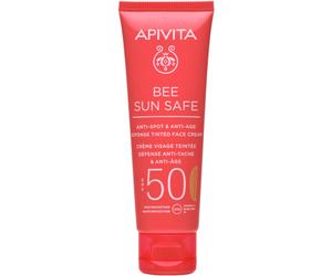 Apivita Bee Sun Safe Gel-Crème Visage Teintée IP50 Hydra Fraîcheur 50ml