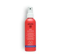 Apivita Bee Sun Safe Hydra Fresh Face & Body Spray SPF 50 200 ml - A Spray Sunscreen Lotion à la propolis, à l'algue marine et à l'acide hyaluronique, protection UV, résistant à l'eau, au sable, à la