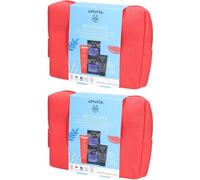 Apivita Bee Sun Safe Hydra Sensitive Crème Visage SPF50+ & Gel Nettoyant Noir Masque à la Lavande de Mer Duo Emballage(S) Combi 2x50 ml