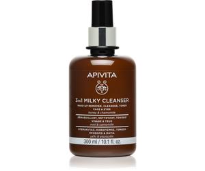 Apivita Cleansing Milk Face & Eyes lait nettoyant 3 en 1 visage et yeux 300 ml