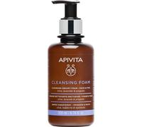 Apivita, Crème nettoyante moussante pour le visage et le contour des yeux, 200 ml