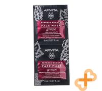 APIVITA Express Beauté Profond Démaquillage Avec Raisin Face Masque 8ml X 2Pcs.