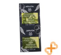 APIVITA Express Beauté Visage Gommage Avec Olive 8ml X 2 Pièces Deep Exfoliation