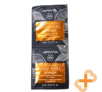 APIVITA Express Beauté Visage Peau Masque Orange 8ml X 2 Pièces Rayonnement
