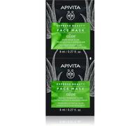 Apivita Express Beauty Aloe Masque Hydratant Rafraîchissant Visage 2x8 Ml