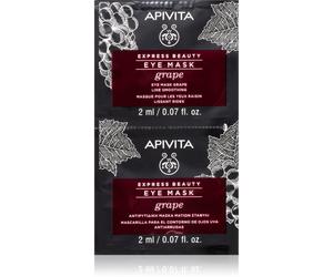 Apivita Express Beauty Line Smoothing Eye Mask Grape masque yeux effet lissant 2 x 2 ml