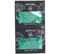 Apivita Express Beauty Eye Mask Gingko Biloba masque contour yeux anti-cernes 2x2 ml