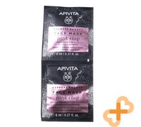APIVITA Express Beauty Masque Visage Argile Rose Lavante 8 ml x 2