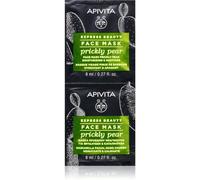 Apivita Express Beauty Prickly Pear Masque Apaisant Visage Pour Un Effet Naturel 2 X 8 Ml