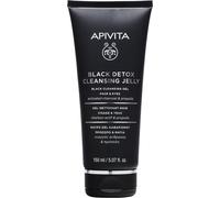 Apivita, Gel nettoyant détoxifiant pour le visage et les yeux, noir, 150 ml