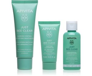 Apivita Just Bee Clear Routine Mini Set ensemble anti-acné