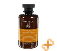 APIVITA Kératine Réparation Nourrit Et Shampooing Avec Miel Plante 250ml