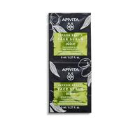 Apivita Gommage visage exfoliant à l'olive - Purifiant intense - 2 x 8 ml