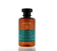 Apivita Oil Balance Shampooing menthe poivrée et propolis 250 ml -...