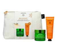 Apivita Pack Bee Radiant Crema Rica 50ml + Face Mask with Orange 50ml