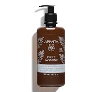 Apivita Pure Jasmine Gel Douche 500ml - Gel Douche Luxueux Infusé d'Huiles Essentielles de Jasmin et de Propolis - Nettoie en Douceur et Préserve l'Hydratation de la Peau