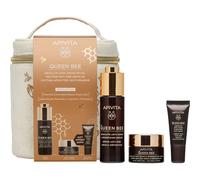 Apivita Queen Bee Routine Anti-âge Absolue Sérum 30ml + Crème Légère 15ml + Crème Yeux 5ml
