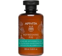 Apivita Refreshing Fig Gel Douche Aux Huiles Essentielles Flacon Pompe 250ml