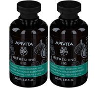 APIVITA REFRESHING FIG Gel Douche rafraîchissant aux Huiles Essentielles 2x250 ml