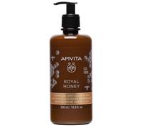 APIVITA Royal Honey Creamy Shower Gel with Essential Oils 16.9 fl.oz. pour les peaux sèches avec miel et extrait de propolis