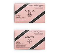 Apivita Savon naturel Rose & Poivre noir Emballage(S) Combi 2x125 g