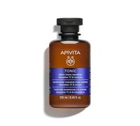Apivita Shampoing Tonique pour Hommes 250ml - Contre la Chute de Cheveux - Complexe Breveté d'Hippophae, de Laurier et De Propolis - Favorise Une Croissance Capillaire Saine & des Cheveux Renforcés