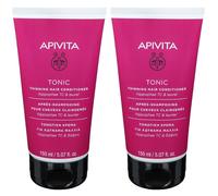 APIVITA Tonic Après-shampooing Tonique Cheveux Clairsemés Hippophae TC & Laurier 2x150 ml