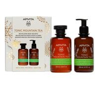 Apivita Tonic Mountain Tea Shower Gel & Body Milk Set Coffret cadeau éclat et hydratation