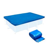 APJJ Bache Piscine 4x2.11m, Bache a Bulle Piscine Rectangulaire, Couverture De Piscine Rectangulaire, Bâche À Bulles Piscines Tubulaires, Housse Anti-Pluie - Bleu