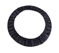 APJJ Coussin De Protection Trampoline, Protection Ressort Trampoline, Tissu Oxford Durable - Anti-Déchirure, Coussin Trampoline Ø81cm/91Cm/96Cm/101Cm/114Cm/122Cm/127Cm/137Cm/152Cm,Noir,122cm