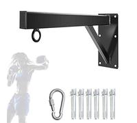 APJJ Supports Muraux pour Sac De Frappe, Support De Sac De Frappe Robuste,Support De Sac Lourd en Acier 3 * 5 Cm Plus Épais, Support D'installation À 6 Trous Cintre De Formation MMA pour Boxe MMA