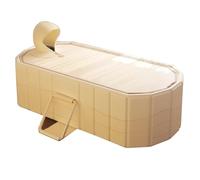 Apkibc Baignoire Portable, spacieuse et Confortable, Durable, idéale pour Le Bain(B,150 * 55 * 50cm)