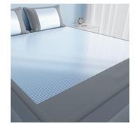 Apkibc Ensemble de 3 Tapis rafraîchissants en Soie glacée pour l'été, Pliables et antidérapants, adaptés aux dortoirs familiaux(Blue,1.8mx2.0m)